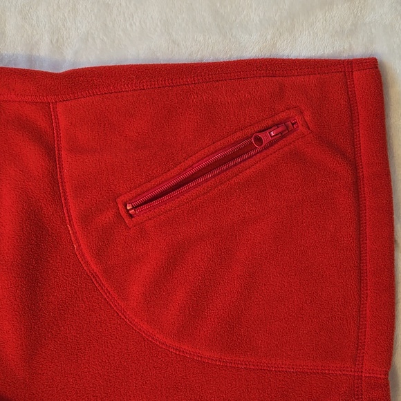 Reversible Orange, Red and Pink Fleece Vest - Picture 6 of 7